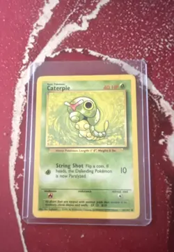 Caterpie 045/102 Base Set Regular Pokemon Card - Image 1
