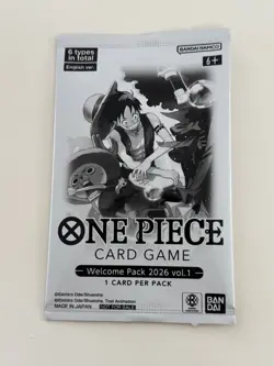 Welcome Pack 2026 Vol 1 - One Piece Promotion Card C2E2 Sealed - Image 1
