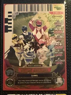 Power Rangers ACG Lot of 19 Mighty Morphin Cards with 4 Ultra Rares - Image 1
