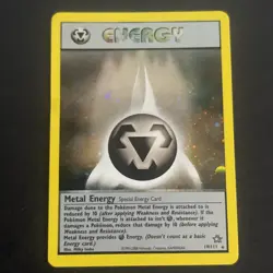 Metal Energy 19/111 Neo Genesis Set Holo Rare WOTC Pokemon Card - Image 1