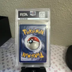 1999 POKEMON #6/102 GYARADOS HOLO RARE PSA 7 Base set card - Image 2