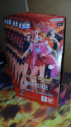 ONE PIECE Card Game EB-03 Heroines Sleeved Booster Pack LOT of 10 NEW Sealed - Image 1
