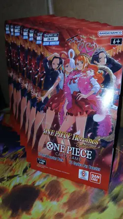 ONE PIECE Card Game EB-03 Heroines Sleeved Booster Pack LOT of 10 NEW Sealed - Image 3