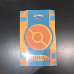 Pokemon Paldea Adventure Chest Kit Sealed 7 Promo Cards 6 Packs Pikachu Pawmi - Image 1