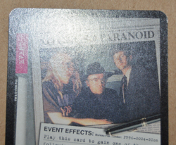 X-FILES CCG TCG RARE NO ONE SO PARANOID 1996 GEN CON PROMO CARD PR96-0004-GCON - Image 3