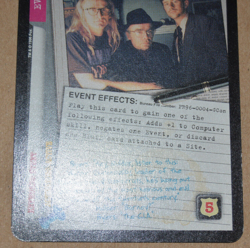 X-FILES CCG TCG RARE NO ONE SO PARANOID 1996 GEN CON PROMO CARD PR96-0004-GCON - Image 4