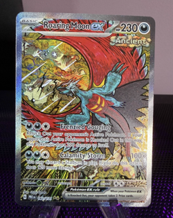 Roaring Moon ex 162/131 Sv: Prismatic Evolutions Special Illustration Rare Card - Image 1