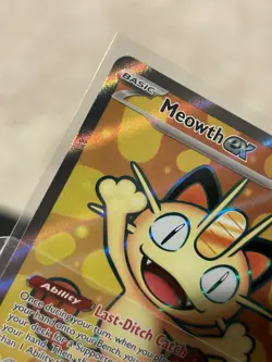 Meowth EX Full Art Holo Pokemon TCG Card 107/088 HP170 English - Image 2