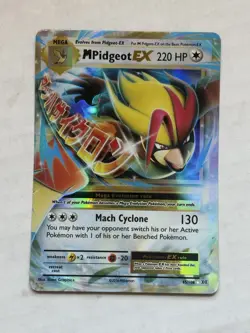 Mega Pidgeot EX 65/108 - Pokemon TCG Evolutions XY Ultra Rare Card NM - Image 1