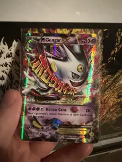 Pokemon TCG M Gengar EX Black Star Promo Shiny Holo Card - Image 3