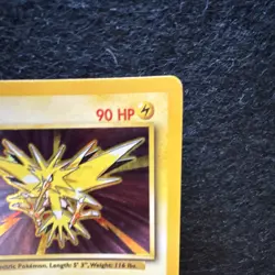 Pokemon Zapdos Base Set Holo Rare 16/102 1999 English Vintage Hologram Card 💎💯 - Image 5
