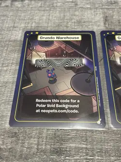 Neopets TCG Grundo's Warehouse Code Cards (3 Total) - Image 2