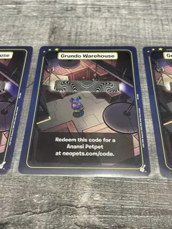 Neopets TCG Grundo's Warehouse Code Cards (3 Total) - Image 3