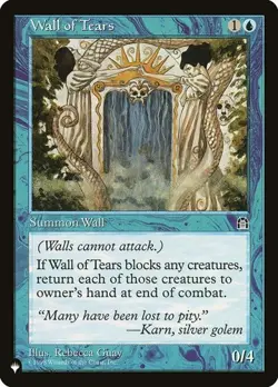 1x Wall of Tears - Retro Frame NM Eng MTG - The List - Image 1