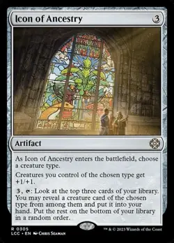 2x Icon of Ancestry LCC NM MTG - Image 1