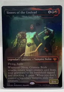 Sisters of the Undead - Olivia, Crimson Bride #343 (Foil) NM Crimson Vow - Image 1