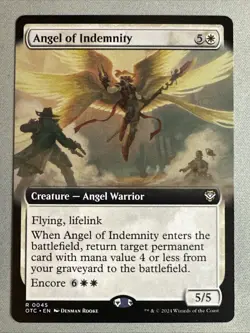 MTG / Angel of Indemnity / OTC / #45 / Regular (Extended Art) / Rare / NM - Image 1