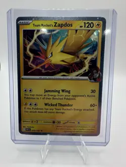 Team Rocket’s Zapdos 070/182 Cosmos Holo Promo - Destined Rivals - Pokemon TCG - Image 3