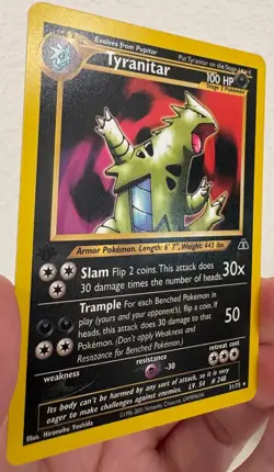 Pokemon TCG Neo Discovery: Tyranitar 31/75 - Rare 1st Edition - Image 5