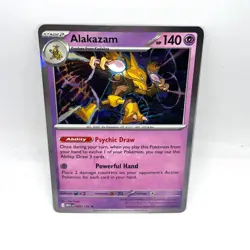 Alakazam 056/132 Rare Mega Evolution Pokemon Holo Near Mint - Image 1