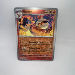 Flareon 013/131 Rare Prismatic Evolutions Pokemon Reverse Holo Near Mint - Image 1