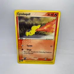 Cyndaquil 59/100 Common Sandstorm Pokemon Heavily Played - Image 1