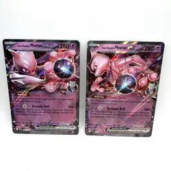 Team Rocket's Mewtwo EX 205 Promo & 081/182 Destined Rivals Pokemon TCG - Image 1