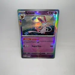 Sylveon (Poke Ball Pattern) 040/131 Holo SV Prismatic Evolutions Pokemon Holo NM - Image 1