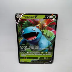 Venusaur V 001/073 Holo V Rare Champion's Path Pokemon Holo Lightly Played - Image 1
