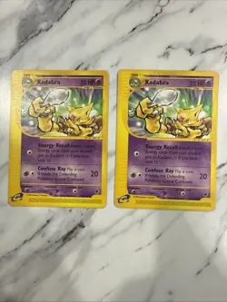 Pokemon Kadabra TCG Expedition Card 84/165 MP - Image 1