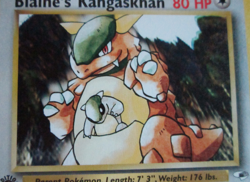 Blaine's Kangaskhan - 36/132 - 1st Edition Uncommon WOTC TCG—Gym Heroes Pokemon - Image 2