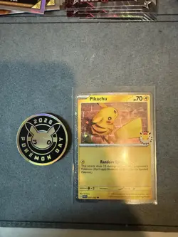 Pikachu 051/162 2026 Pokemon Day 30th Anniversary Stamped Promo Card M Swirl! - Image 5