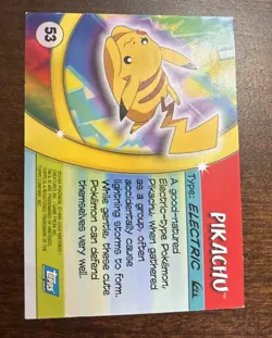 2004 Pokemon Topps Advanced Challenge Pikachu #53 - Image 2