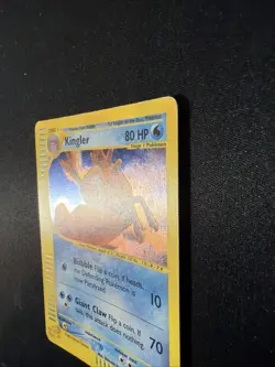 Kingler 015/165 Expedition Base Set Holo Rare Pokemon TCG Nintendo e-reader MP+ - Image 4