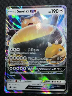 Snorlax GX SM05 Sun And Moon Black Star Promos 2016 Pokemon TCG - Image 2