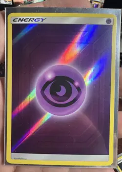 2019 Psychic Energy Reverse Holo Hidden Fates Pokemon NM Near Mint - Image 1