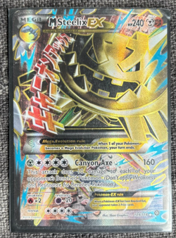 Mega Steelix EX Full Art #109 NM-M XY Steam Siege Pokemon Card - Image 2