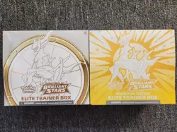 Both Brilliant Stars Pokemon Center ETB & Regular ETB Sword & Shield - Image 1