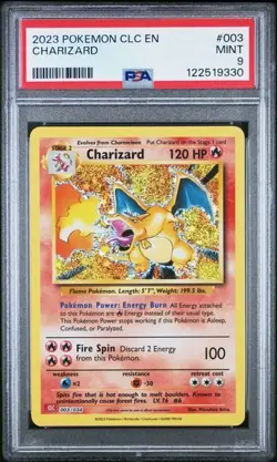 2023 Pokemon Classic Collection Charizard Holo PSA 9 - Image 1