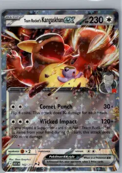 Team Rocket's Kangaskhan ex 162/217 ME: Ascended Heroes - Pokemon Card - NM - Image 1
