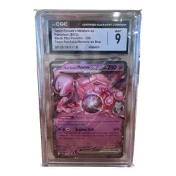 Pokemon tcg 2025 Black Star Promos Team Rocket's Mewtwo ex #205 CGC 9 - Image 1