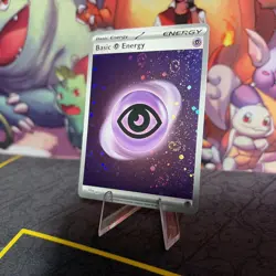 2023 POKEMON Scarlet & Violet 151 PSYCHIC ENERGY 005 COSMIC HOLO W/5 SWIRLS 🌀 - Image 3