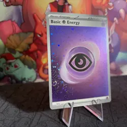 2023 POKEMON Scarlet & Violet 151 PSYCHIC ENERGY 005 COSMIC HOLO W/5 SWIRLS 🌀 - Image 4