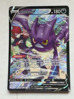 Crobat V TG20/TG30 Pokemon TCG Lost Origin Trainer Gallery NM - Image 1