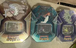 NEW Pokemon TCG Lot of 3 New Sealed Collectors Tins Slaking Tyranitar Darkrai - Image 3