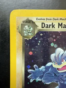 Pokemon Dark Machamp Team Rocket 10/82 1st Ed Holo (LP) - Image 2