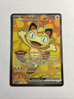 Meowth ex - 107/088 - ME03: Perfect Order Pokemon - Image 1