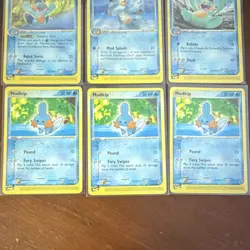 Pokemon TCG Mudkip & Marshtomp EX Ruby & Sapphire, Sandstorm Lot (6x) 2003 - Image 2