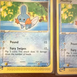 Pokemon TCG Mudkip & Marshtomp EX Ruby & Sapphire, Sandstorm Lot (6x) 2003 - Image 3