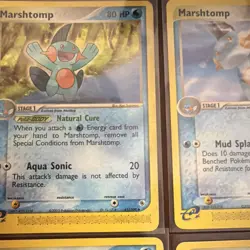 Pokemon TCG Mudkip & Marshtomp EX Ruby & Sapphire, Sandstorm Lot (6x) 2003 - Image 5